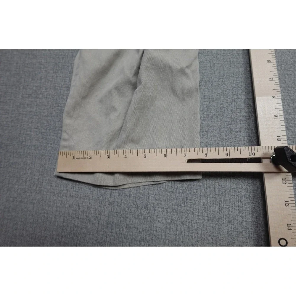 Tommy Bahama Linen Chino Pants Mens 42x24 Beige Relaxed Fit Herringbone Beach